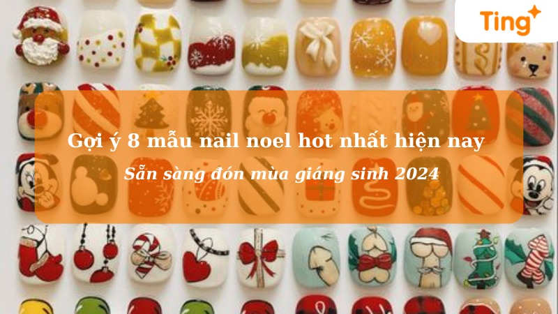 8 mẫu nail Noel hot nhất hiện nay